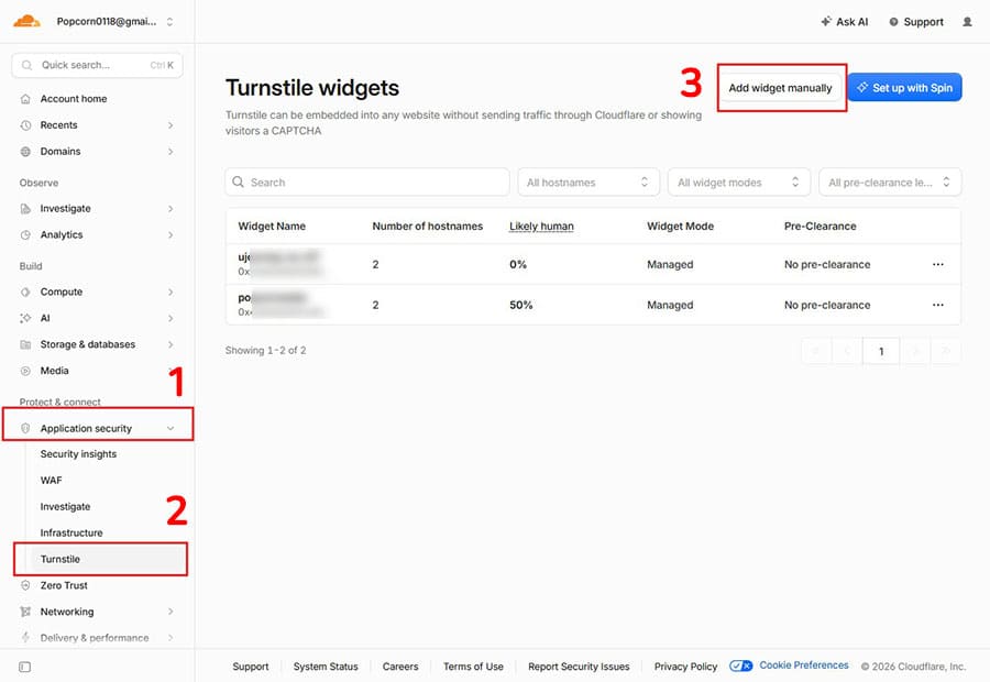 Cloudflare Turnstile 進入 Turnstile